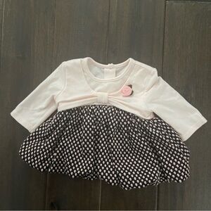 Pippa & Julie Polka Dot Bubble Bottom Top 0-3 mos